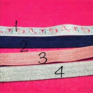 Valentines Hair ties by Sister Ties